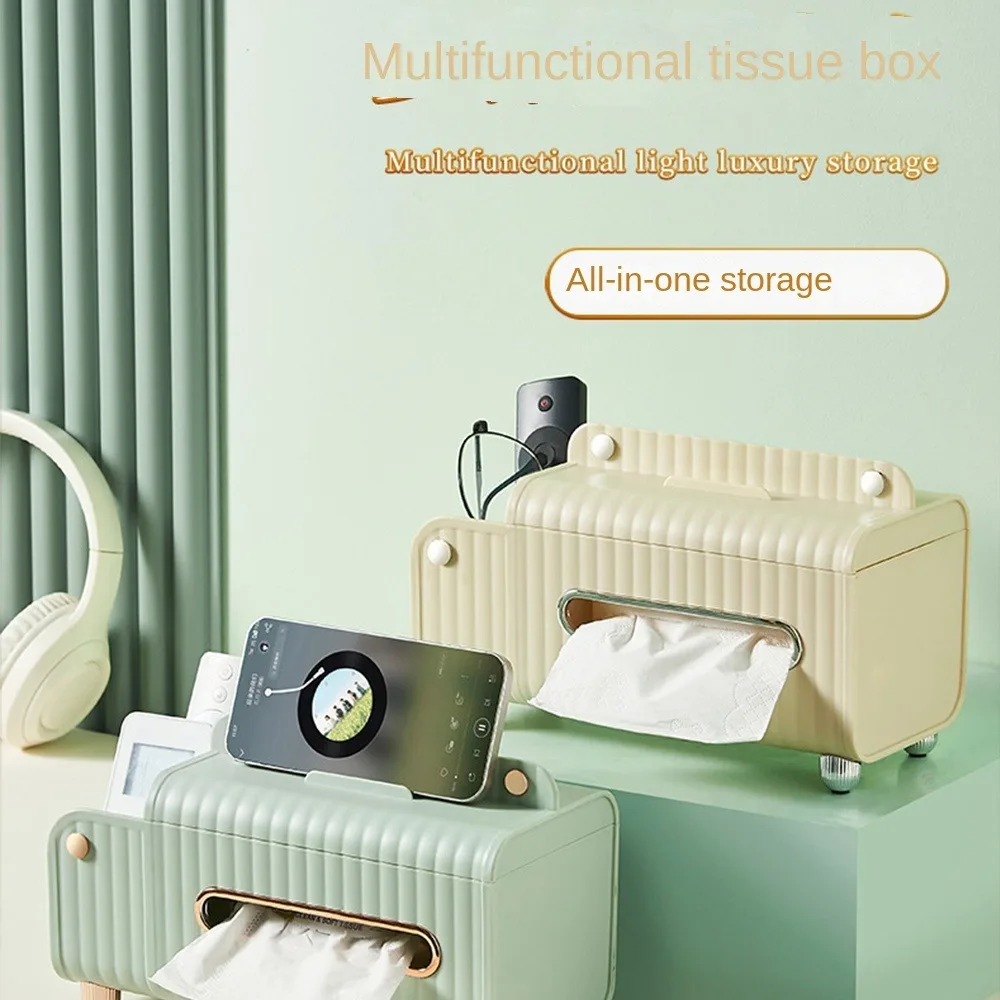 Papier handtuch box multifunktion ale Desktop-Fernbedienung Lagerung Papier Schublade nach Hause