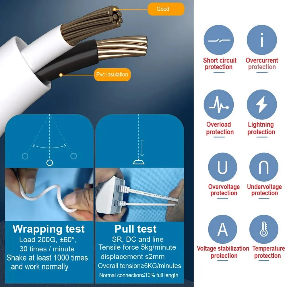 Zasilacz US/EU Outdoor wodoodporny AC 100-240V wejście DC 12V zasilacz wyjściowy zasilacz europejski konwerter uniwersalny Adapter