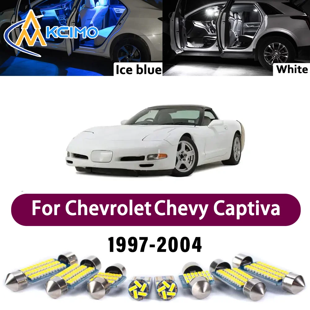 

Premium LED Interior Lighting Kit for Chevrolet Corvette C5 1997-2004 1998 High-Quality Error-Free Dome Map Trunk Auto Lamps