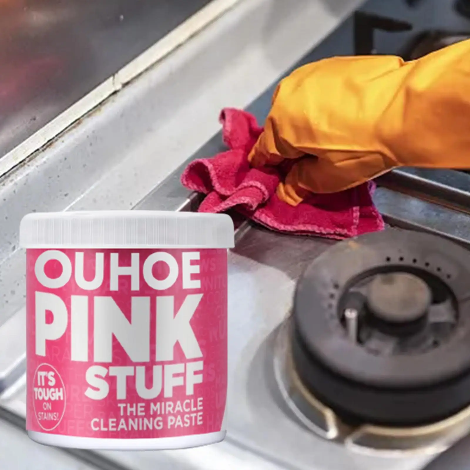 

Чистящая паста-пятновыводитель 100 г для удаления маркерных следов и ржавчины с посуды, стекла, варочных панелей, стекловолоконных дверей, ванн