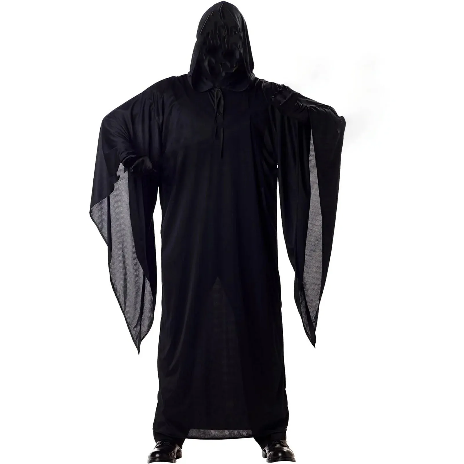 

Halloween Horror Props Grim Reaper Cosplay Ghost Hooded Cape Skull Mask Gloves Scythe Adult Kids Halloween Costume Decorations