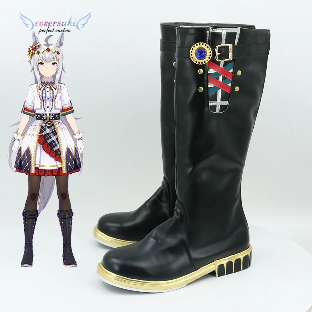 Anime Uma musume Pretty Derby Oguri Cap cosplay Shoes Boots Professional Handmade ! Perfect Custom for You !