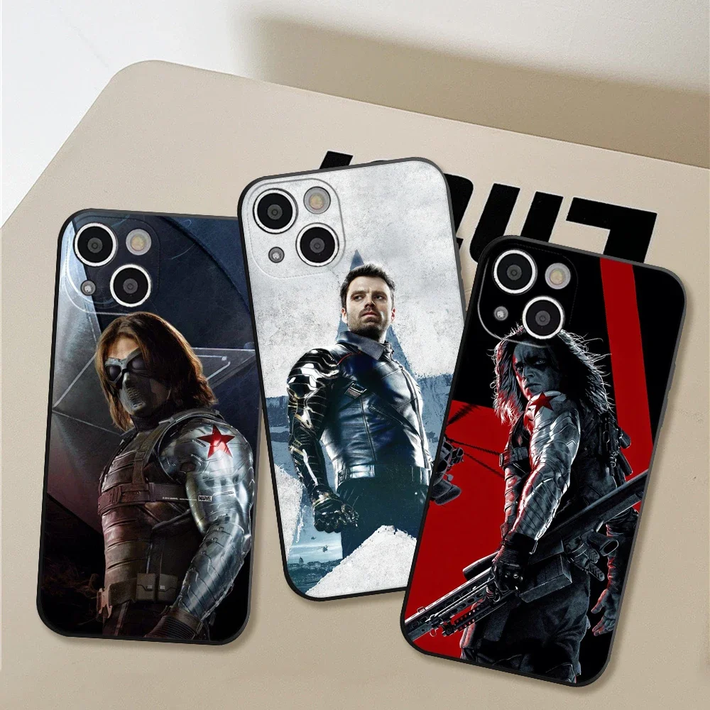 Bucky Barnes - Winter Soldier Phone Case For iPhone14 13 11 12 Pro XS MAX mini 8 7 14promax Plus X 2020 XR 13 Pro Phone covers