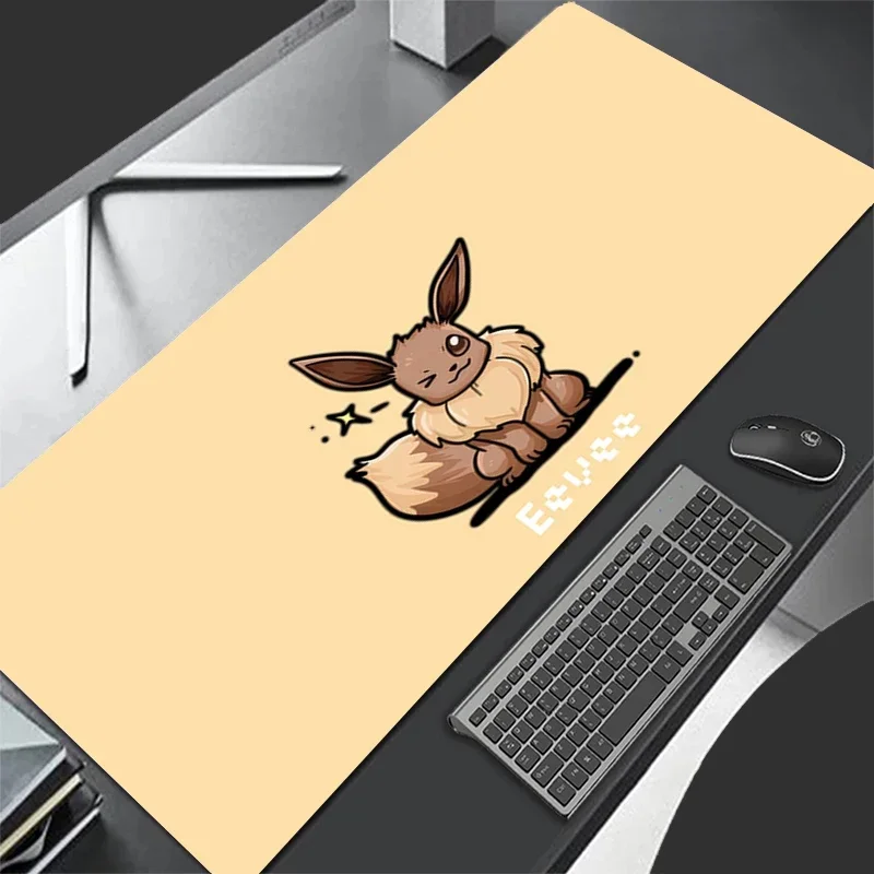 New Leather Mouse Pad Large Gaming Accessories Computer Gamer Keyboard Pad Mouse Mat Desk Pokemon Japan Anime Mousepad for Gifts