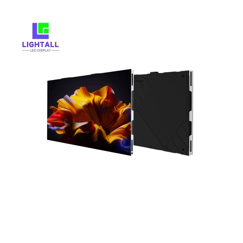 P1.87 small pixel pitch COB LED panel indoor 600*337.5mm ultra-thin die-cast aluminum box full-color LED display LED wall