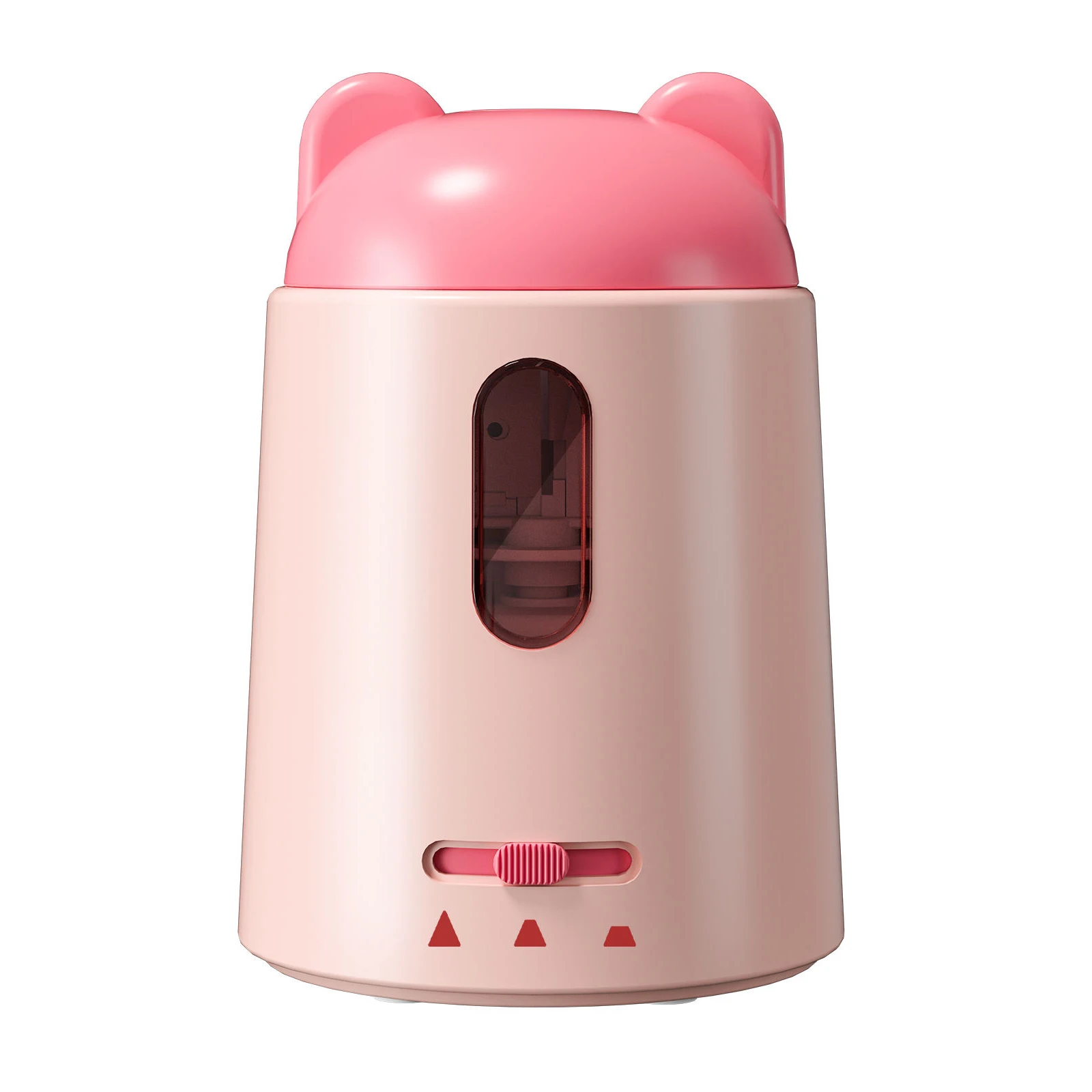 Taille-crayon automatique rose portable, alimenté par insertion de batterie, 62 taille-crayons électriques pour l'école des enfants