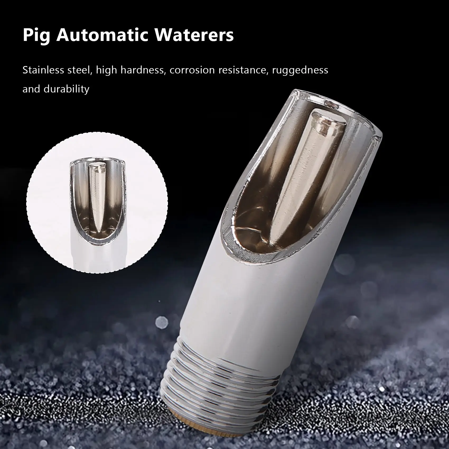 20 x Automatic Pig Nipple Drinker for Sow Piglets Drinking Nipples Drinking Fountains Animal Drinking Fountains Drinking Fountai