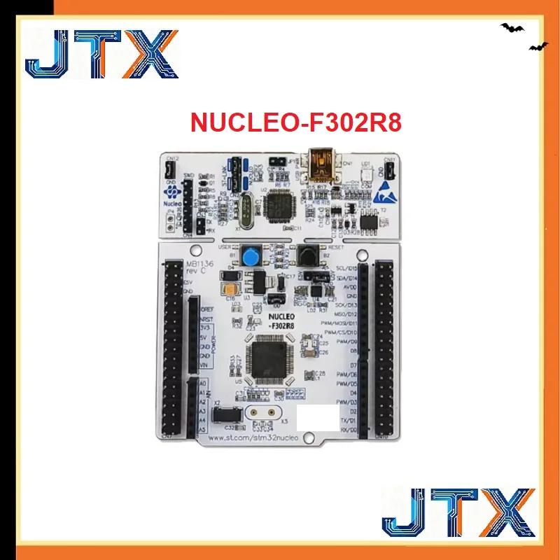

1 шт./лот NUCLEO-F302R8 STM32 Nucleo-64 Отладочная плата STM32F302R8T6