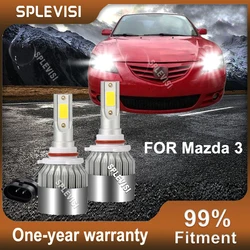 2x LED Headlight Bulb High Beam 6000K White For Mazda 3 2004-2008 2009 2010 2011 2012 2013   Mazda 5 2006 2007 2008 2009 2010