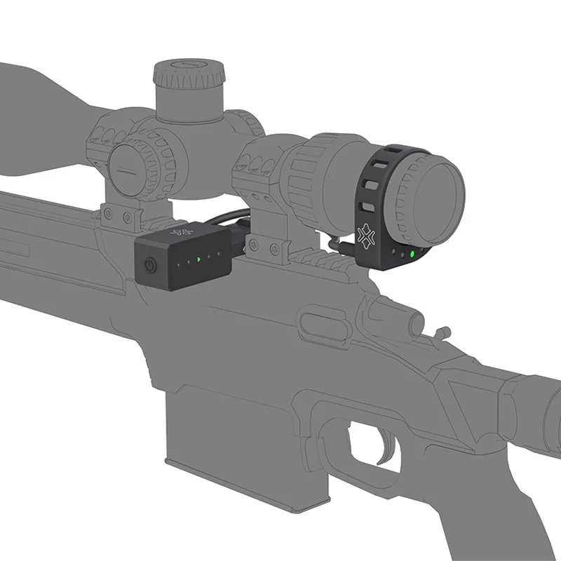Image of Vector Optics Anti-Cant-Vorrichtung Zielfernrohr-Nivellierer LED Weaver-Montage Typ-C Aufladbar IP65 Stoßfest PRS Zielfernrohr-Nivellierer