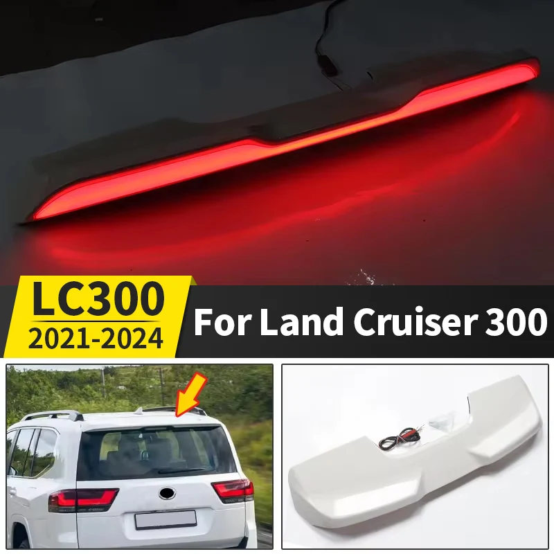 For 2021 2022 2025 Toyota Land Cruiser 300 LED Dynamic Tail Wing LC300 FJ300 Exterior upgraded Modification Accessories body kit