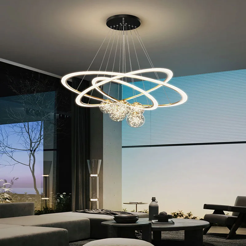 Imagem -02 - Lustre de Luz Nórdica Simples Moderno Lâmpadas Estrela Vermelha Luxo e Criativo Quarto e Sala de Estar e Jantar Novo 2023