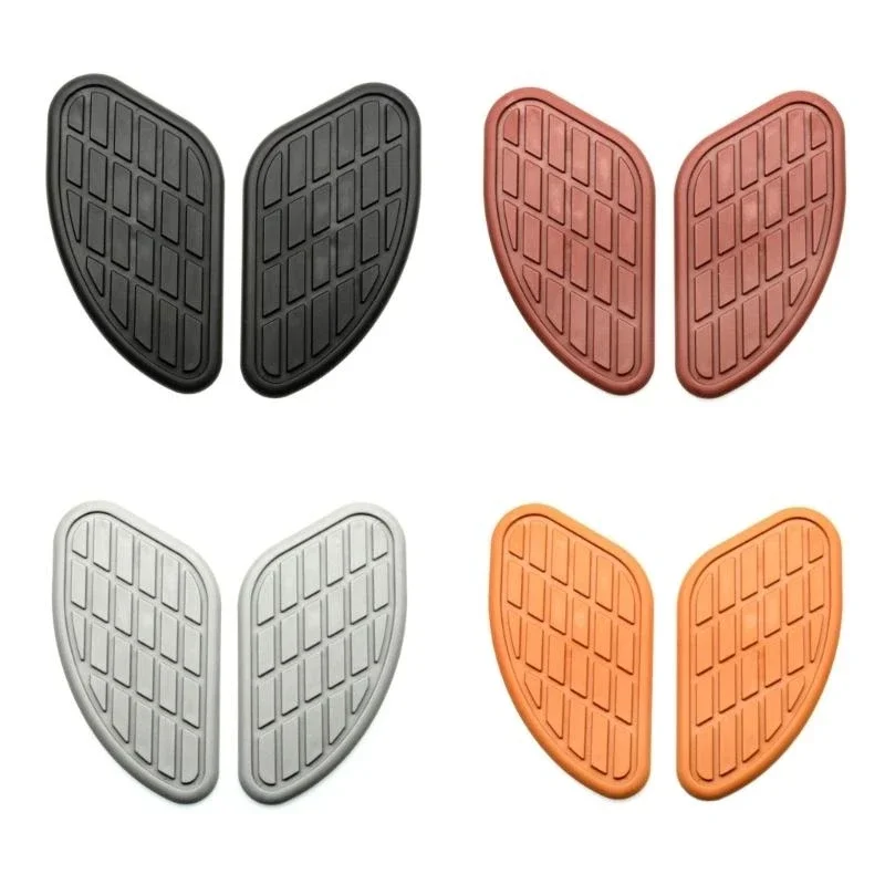 

Universal Motorcycle Tanks Pads Rubber Protectors Rubber Motorcycle Tanks Pad Pair for Vintage Tanks & Knee Grip