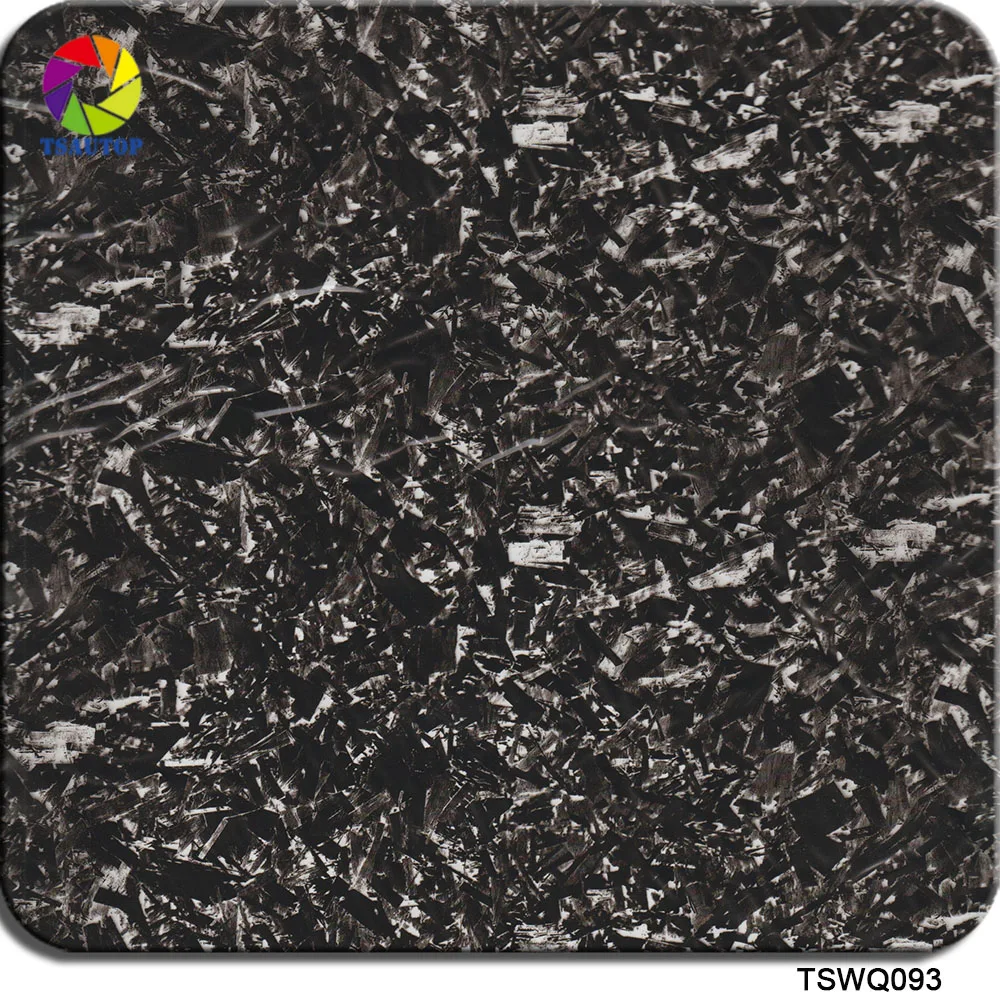 TSAUTOP TSWQ093 0.5*2m/10m forged Carbon  Water Transfer Printing Hydrographics Film