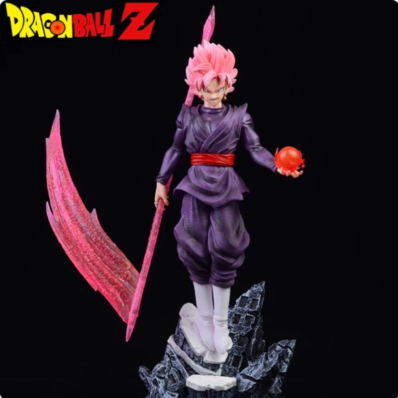 

38 см Dragon Ball Z Zamasu Фигурка Черный Гоку ПВХ Фигурки Gk Статуя с Базой Коллекционная Модель Подарок На День Рождения Игрушки