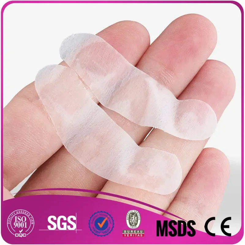 Thin gel eyelash patch flexible 10 pairs/5pack Silver Pack Lint Gel Under special Eye Pad Patch Collagen Hyaluronic eye pads
