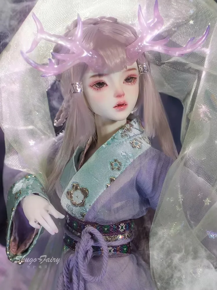 Shugafairy Original BJD Doll 1/4 Dragon Girl Minifee Fantasy Chinese Flyingdragon Wyvem Wing Horn Elf Hybrid Art Resindoll Doll