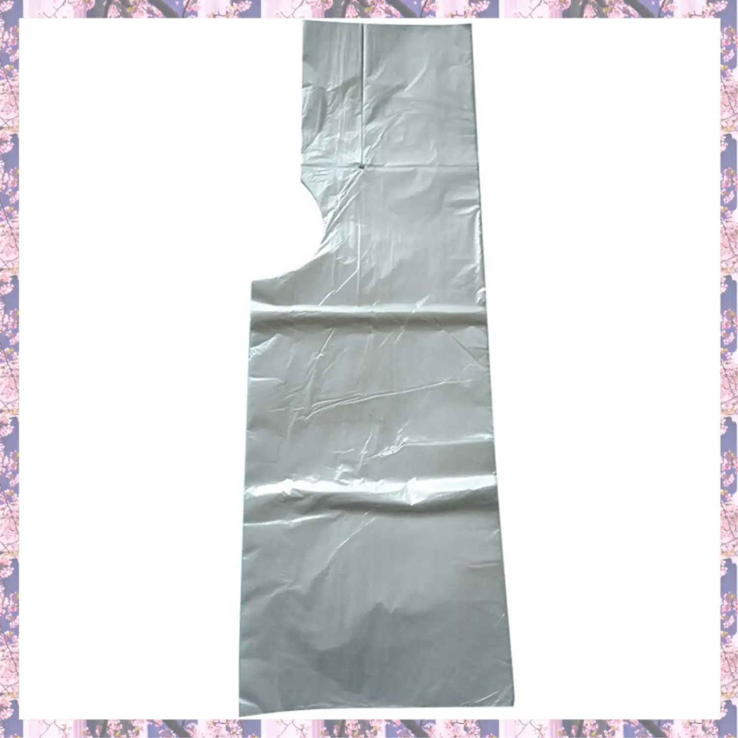 L73A 2025-100 قطعة مريلة البولي ايثيلين المتاح طويل الحلاق واي القماش بيرم صالون الشعر حلاقة واي تصفيف الشعر شال الرأس 60X90cm #2