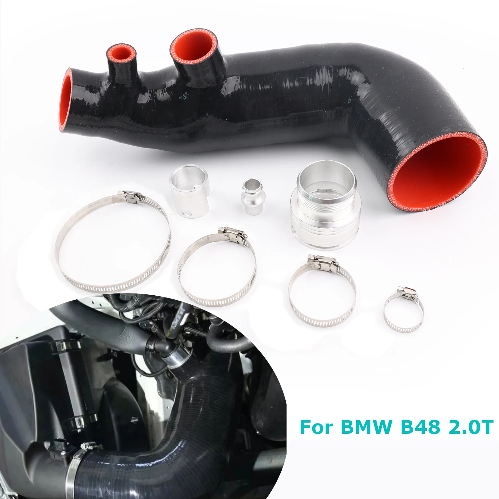 B48 2.0T Engine Turbo Air Intake Pipe Hose Performance For BMW G20 G21 320i 330i Engine Parts
