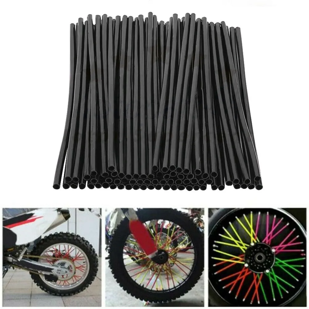 

Replace Hot Sale High Quality Wheel Spoked Wraps Covers 12 Colors 72 PCS 9-1/4\\\" (24 Cm) For Dirt Bike Plastic