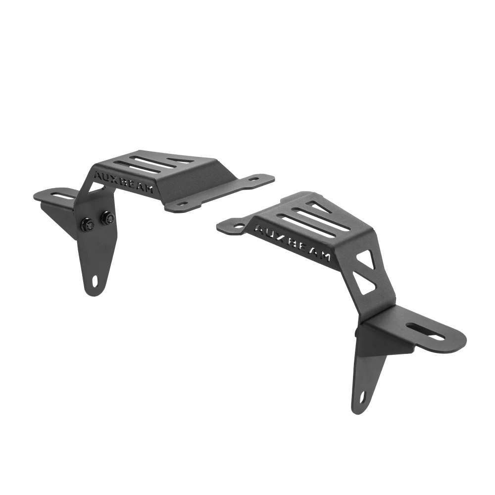 AUXBEAM LED Light Pods Dual A-Pillar Mounting Brackets M10 / M8 Iron for Jeep Wrangler JL 2018-2025 2-5 inch PODS LIGHTS