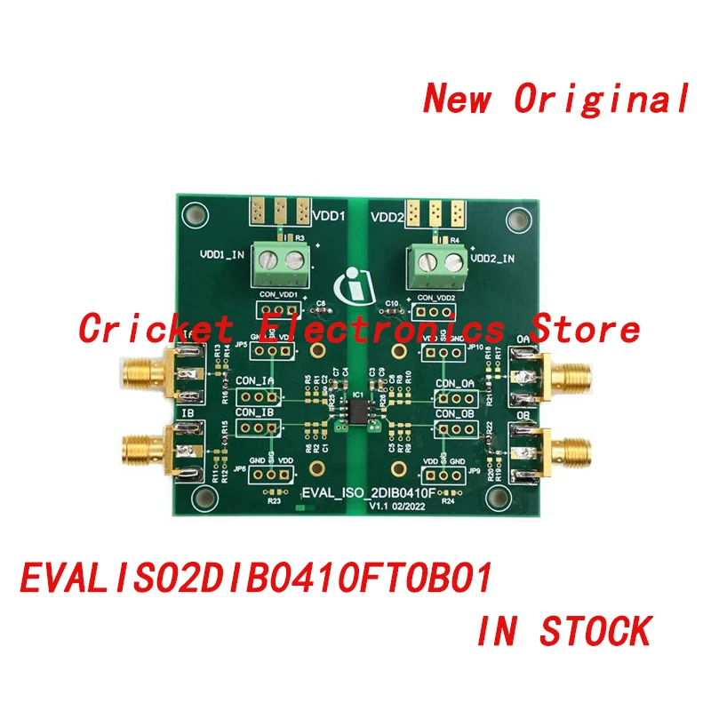 

EVALISO2DIB0410FTOBO1 2DIB0410F Digital Isolator Interface Evaluation Board