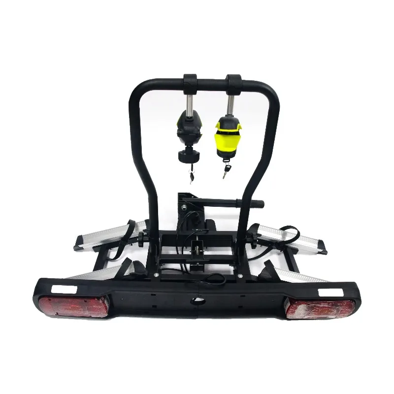 Universal Bicycle Vehicle Rack Bike Carrier Rack Trailer Tow Ball Mount Bike Rack for 2 Bikes