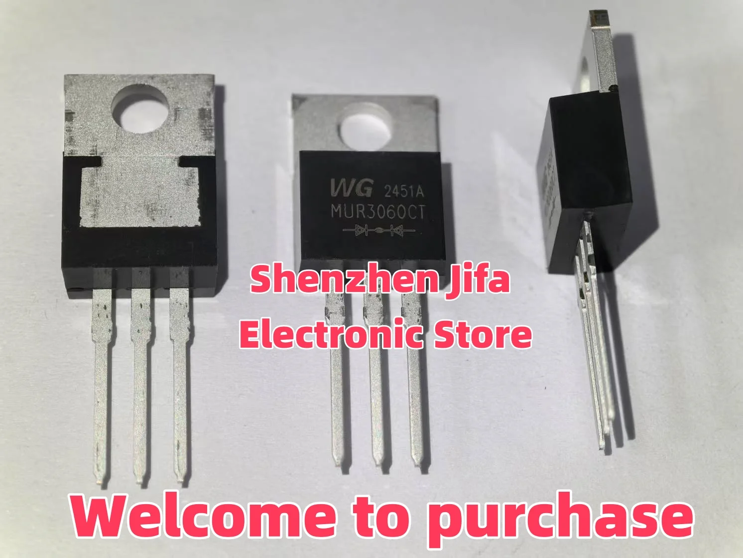 

MUR3060CT TO-220 Fast recovery diode 30A 600V MUR3060CTR MUR2060CT MUR2060CTR