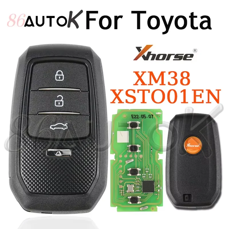 

Xhorse Vvdi Key Tool XSTO01EN Universal VVDI XM38 Car Smart Key Fob for Toyota 4D 4A 8A Chip Support 312 314 315 434 Generate