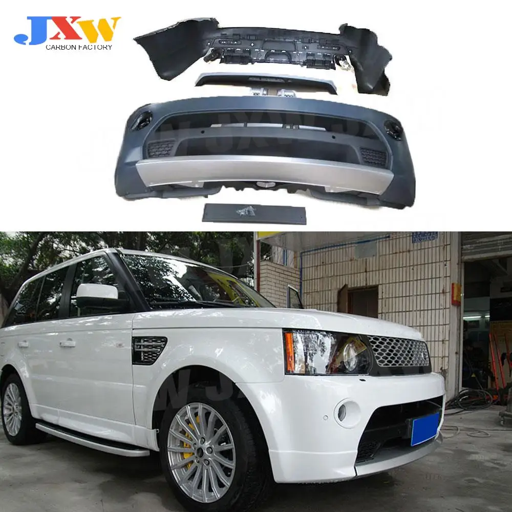 

PP Car Body Kits Front Bumper Grills Rear Bumper for Land Rover Range Rover Sport 2005-2012 Car Accessories