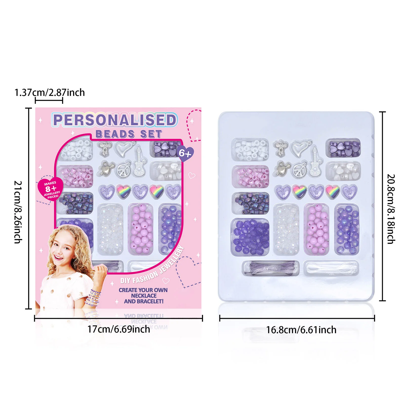 성인 및 청소년을 위한 DIY 우정 팔찌 키트 |   레터 비즈 참을 사용한 보석 만들기 공예 창의적인 생일 공예 세트