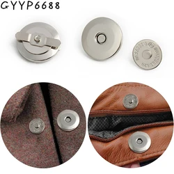 10-50-100PCS 20x2mm Silver Strong Bags Magnetic Snap Button For Handbag Clothing Purse Wallet Fasteners Clasps Buckle Hardware