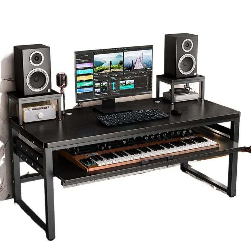Light luxury arranging workbench, electronic piano table, keyboard table, arranging and recording synthesizer table