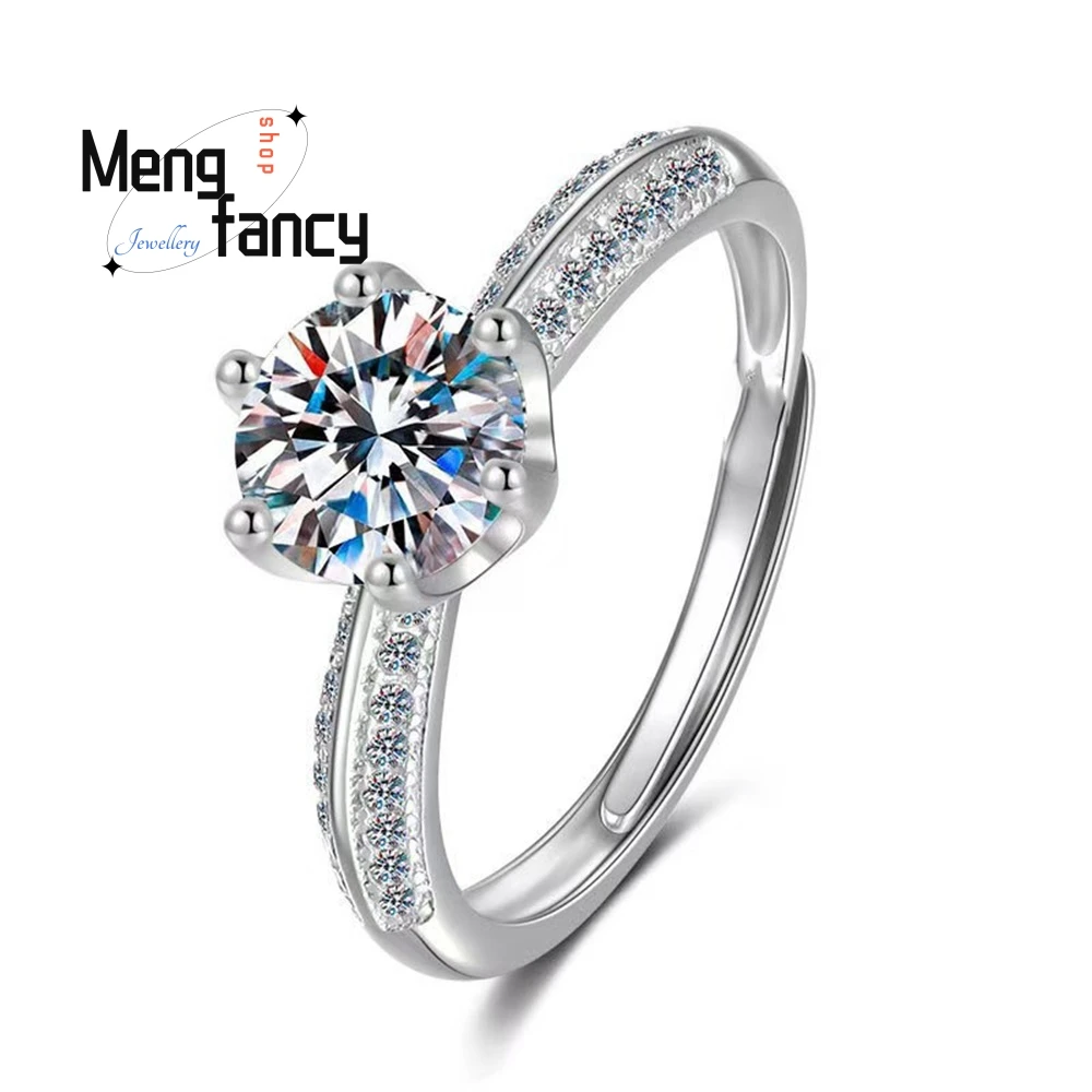 

A New, Fashionable, Classic And Personalized Six-prong Ring Wedding Diamond Ring As A Birthday Gift For Your Girlfriend Elegant