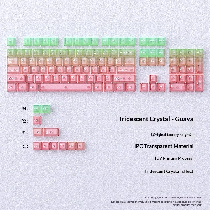 Keyboard cap PC transparent 115 key small complete set original DIY mechanical keyboard