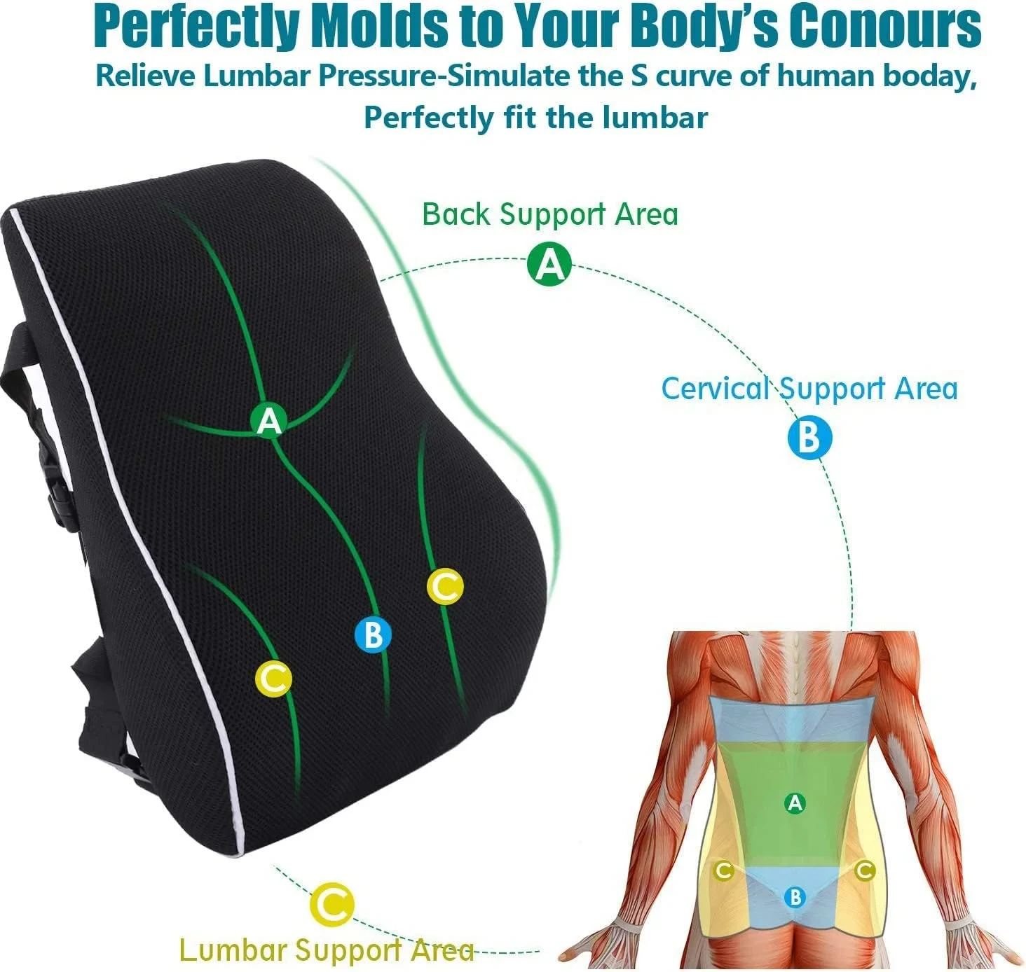 Car Seat Cushion/Waist Office  - огляд і ціна Office Furniture Heaven