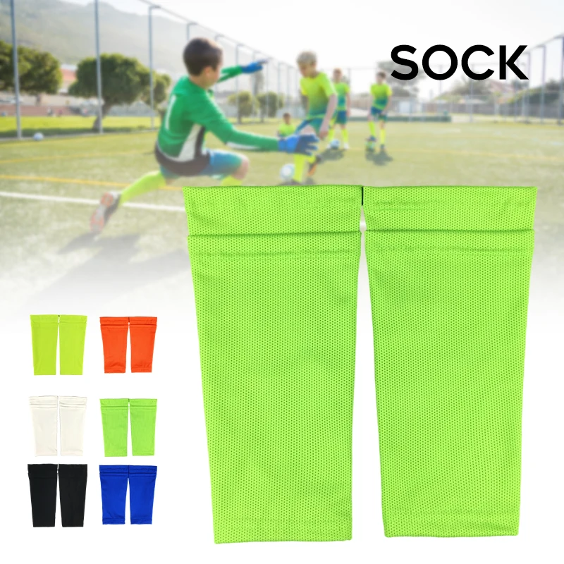 Football Shin Pad Socks With Lower Leg Splint Slot For Soccer Adults Sports