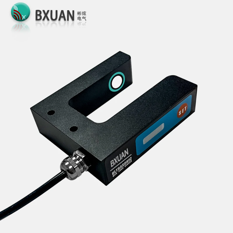 Ultrasonic Correction Sensor US-400S Transparent Film Edge Slitting Machine Eye U-shaped groove Type Trailing Edge Photoelectric