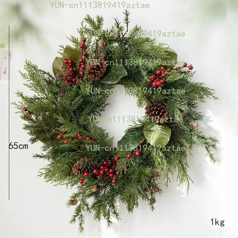 High End Christmas Flower Wreath For Wall Fireplace Tabletop Display Arrangement
