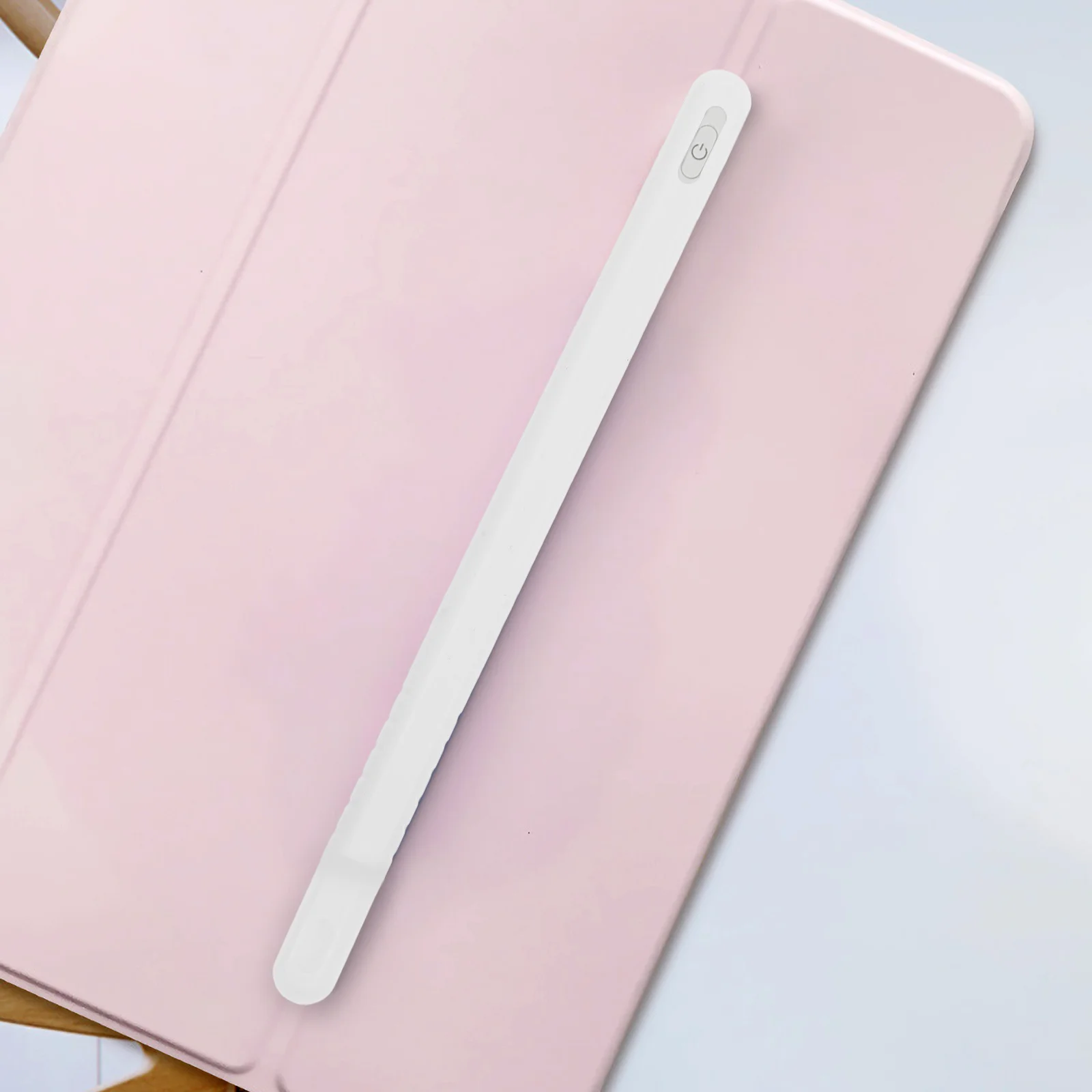 

2Pcs Stylus Pencil Cap Durable Practical Long Term Use Smooth Surface Easy Grip for Pencil 2 Touch Pen Silicone Cover