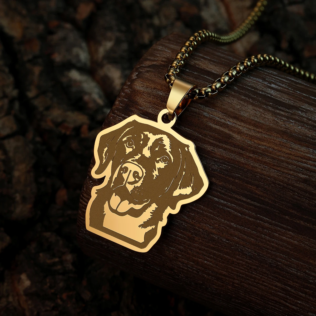 Chandler Labrador Retriever Necklace Women Men Jewelry Stainless Steel Animal Pendant Necklaces Gift