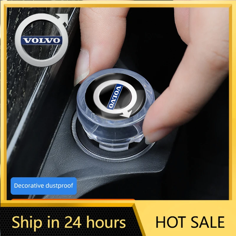 

2026 Новый чехол для автомобильного прикуривателя с эмблемой Volvo, пылезащитный декоративный колпачок для Volvo EX30 EX90 EM90 C40 S40 S80L XC-Classic