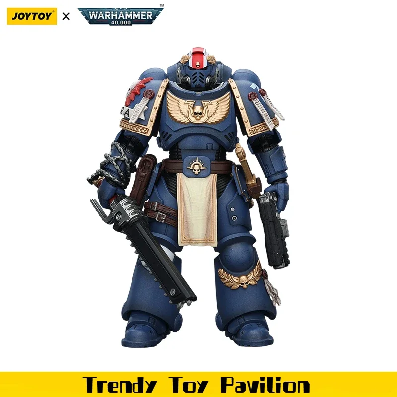 【JOYTOY】Warhammer 40K Ultramarines Titus with Laurels of Victory 1/18 Action Figure Model view 4
