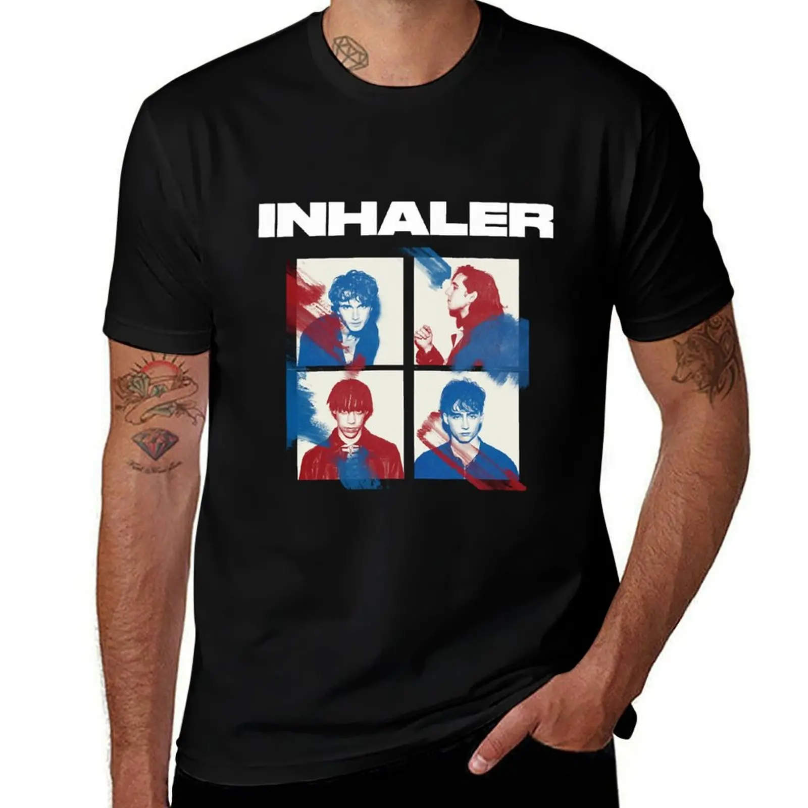 

Inhaler band Classic T-Shirt man t shirt cotton high quality funny t shirts cotton T-Shirt