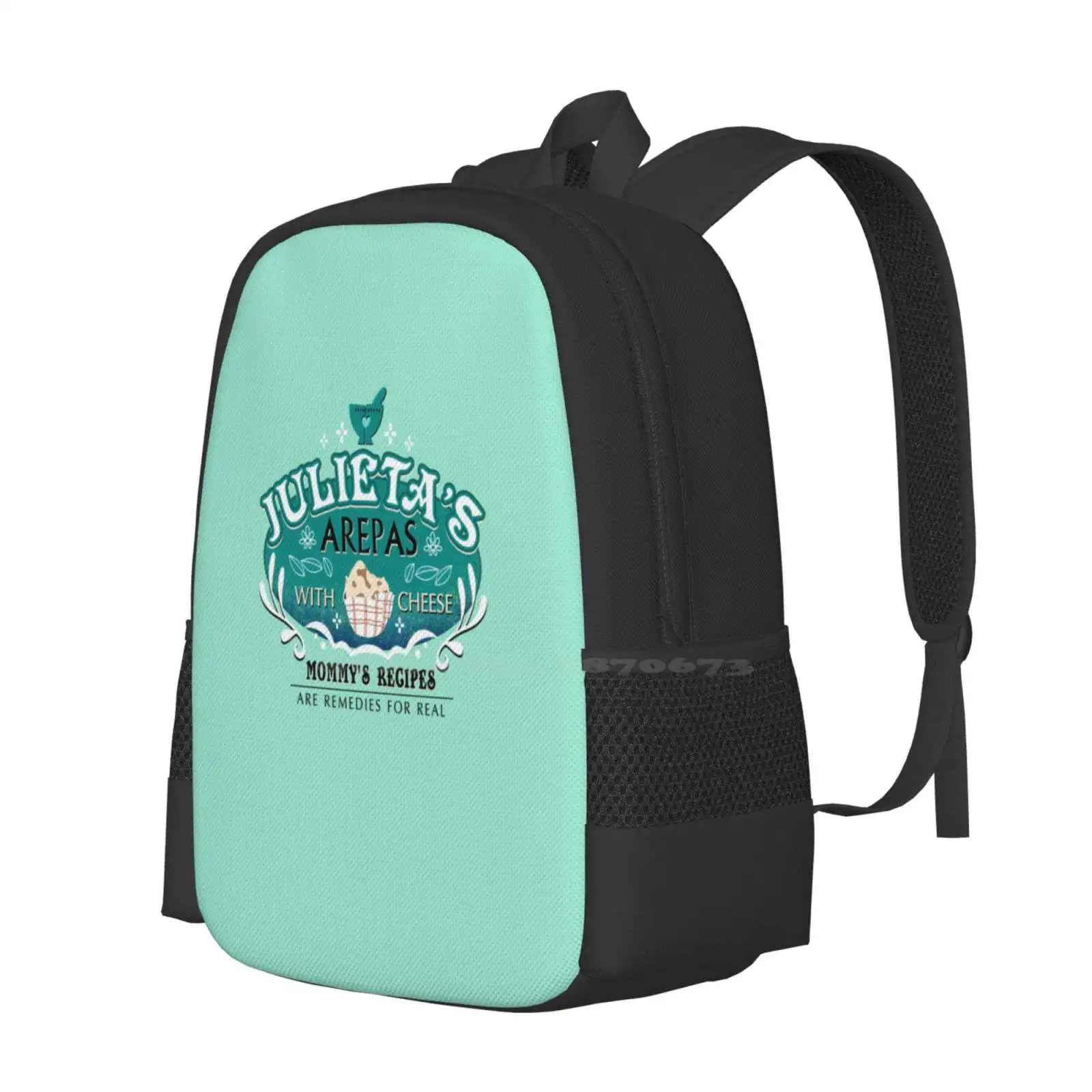 Julieta’S Arepas With Cheese School Bags Travel Laptop Backpack Magic Kingdom Vacation Family Logo Couple World Group Team Trip