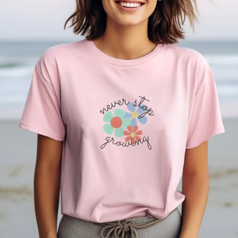 

Trendy Oversized Graphic Tee Women Y2K T-Shirt Fashion Cotton Comfort Fit Casual Top Must Have Basic Staple Spring Summer
