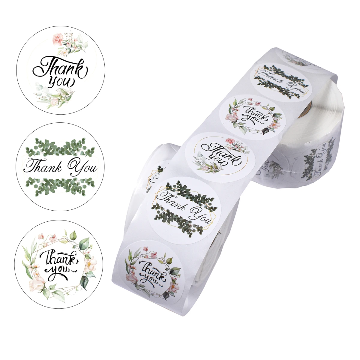 2500 Stück Siegelaufkleber für Dankeschön-Umschläge, Aufkleberrolle, 1,5 Zoll – 15 verschiedene Designs – Detail 5