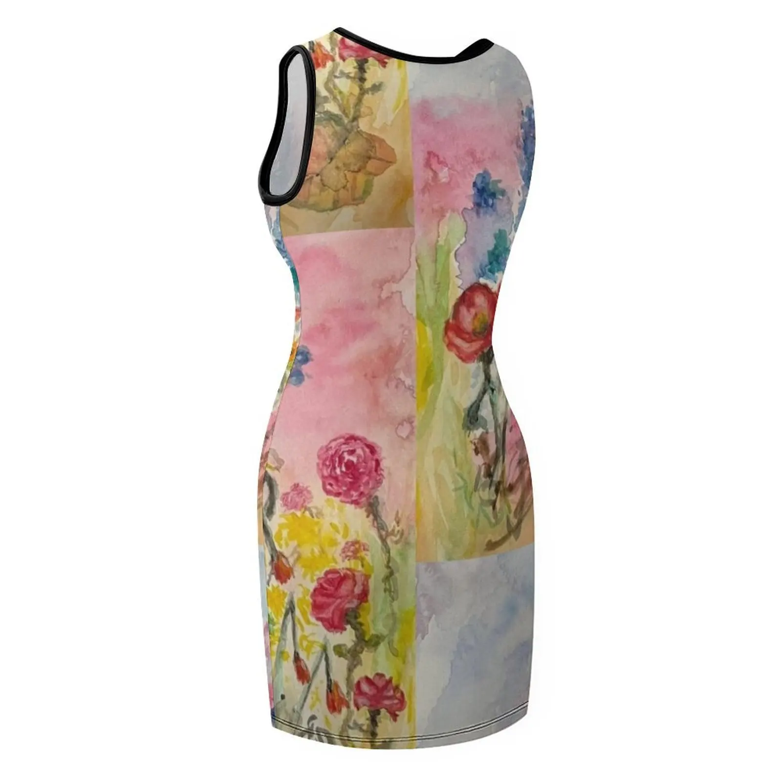 Bloemen mouwloze zonnejurk Strandkleding jurken voor dames 2025, schattige jurk