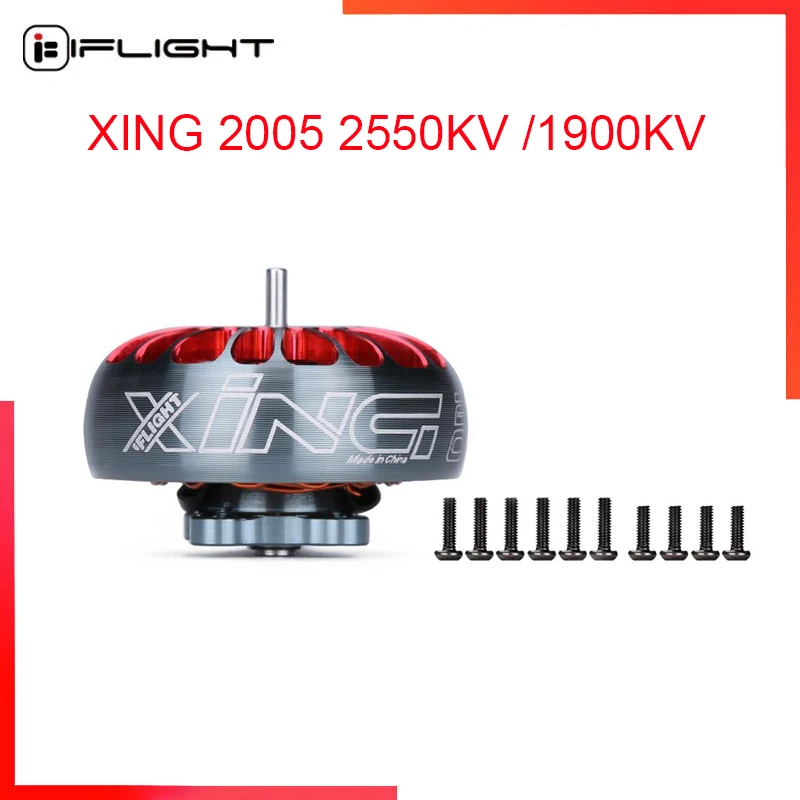 

4 шт./партия IFlight XING 2005 2550KV 1900KV 4-6S бесщеточный двигатель для Nazgul Cine 5030 пропеллер 5 дюймов рамка для микрогоночных дронов