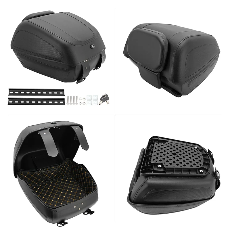 Motorcycle Luggage Trunk Tail Box Rear Top Case For  BMW     YAMAHA Universal